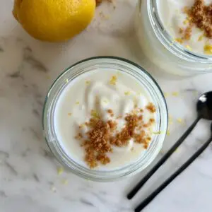 shed hormone-supporting lemon protein chia pudding with cottage cheese providing 32g protein per serving