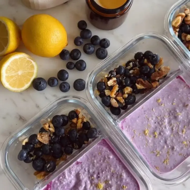 Hormone balancing Greek yogurt bowl with almond butter, berries, and chia seeds for women 35+ - supports cortisol regulation and energy