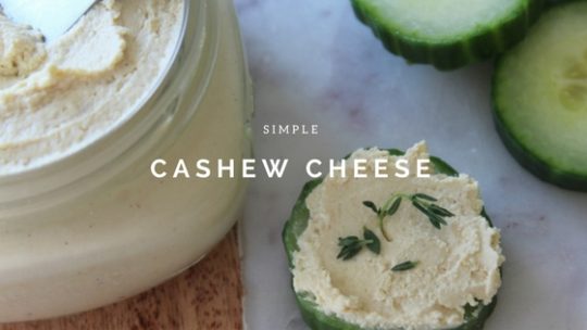 cashew cheese recipe no food processor
