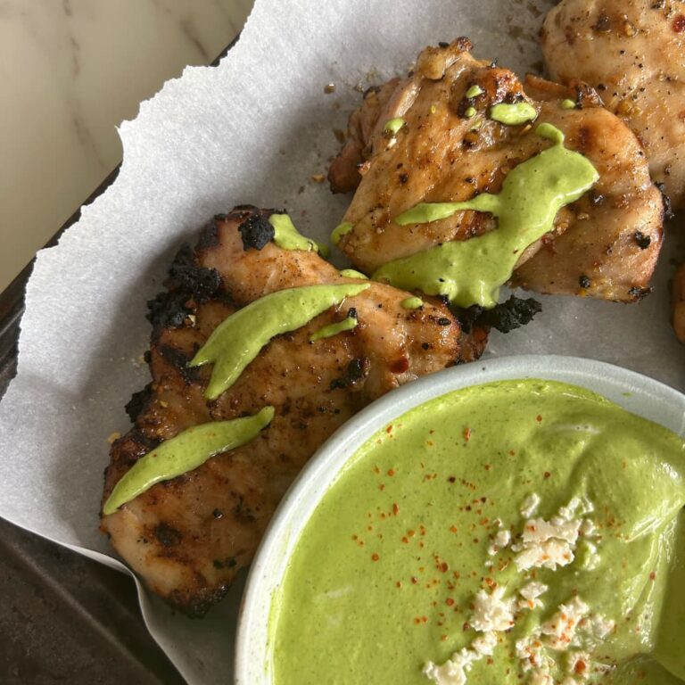 Green Sauce (that we put on everything!) - Fit Foodie Finds