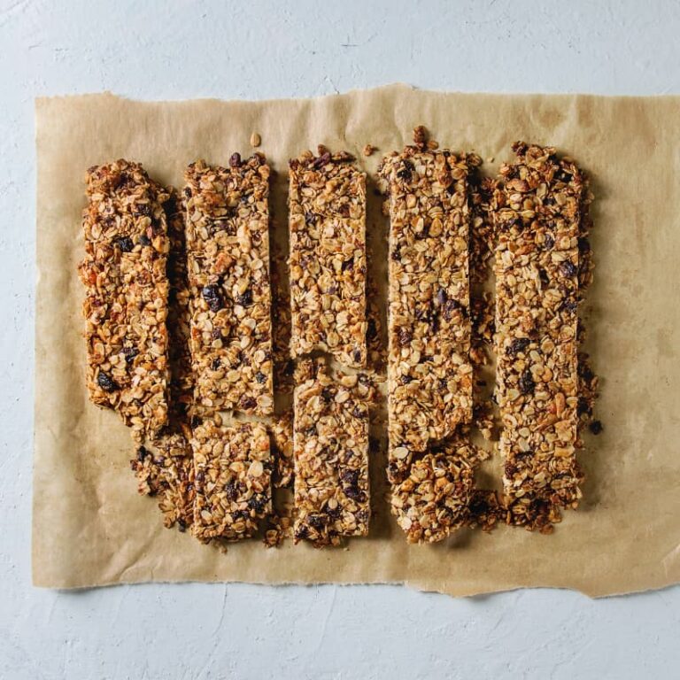 healthy chia muesli bars