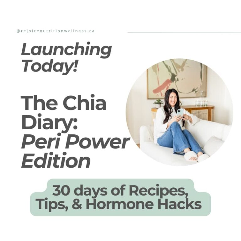 "Infographic showing chia seed nutritional benefits for women over 40"