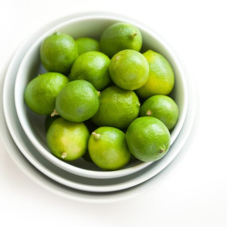 Fresh key limes, chia seeds, coconut milk and collagen powder arranged for hormone-supporting dessert recipe"