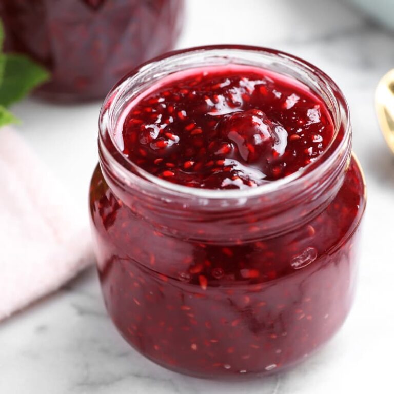 Ditch commercial jams loaded with sugar! This hormone-supporting strawberry rhubarb chia jam provides natural sweetness, fiber, and omega-3s perfect for perimenopause nutrition.