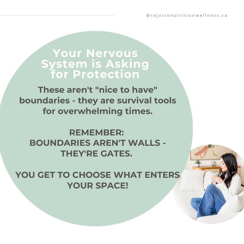 Holistic nutritionist demonstrating nervous system reset ritual